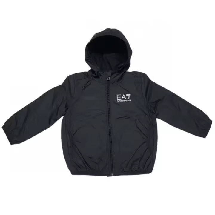 Chaqueta EA7 para niño con capucha y logo de la marca / 8NBB01 BN27Z 1200 - 1