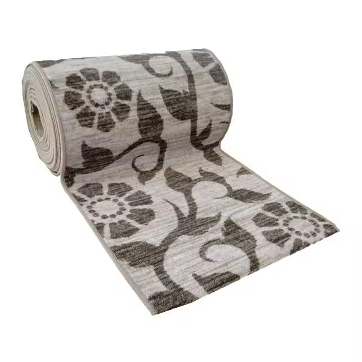 Alfombra pasillera por metros flor beige 715SP39 - 1