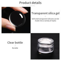 Set De 1 Unidad De Placas De Stamping Para Uñas Con Estampador Y Scraper Transparente Accesorios De Manicura Templado De Silicona Y Plástico - details 4