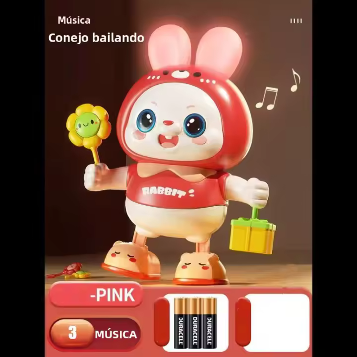 Juguete Electrónico De Rana Lúdico Para Bebés Con Música Y Luz Juguetes Educativos Para Aprender a Crawl Regalos Para Año Nuevo - 1