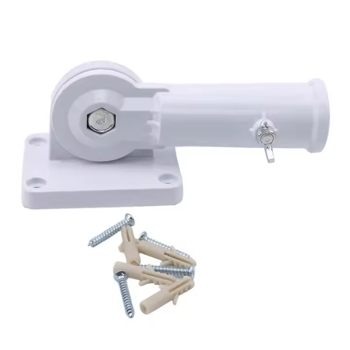 Soporte De Pabellón De Plástico Para Pared Soporte De Palo De Pabellón Práctico Para Pabellones Y Vests De Viento - 1