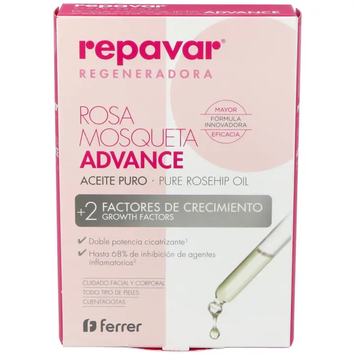Repavar Aceite Puro De Rosa Mosqueta Advance, 15 Ml - 1