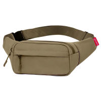 Bolsa De Cintura Para Hombres Y Mujeres Bolsa De Teléfono De Lona Gran Tamaño Con 3 Bolsillos Estilo Casual Para Viajes - details 1
