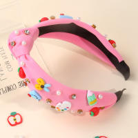 1pc Cinta Para El Cabello De Niñas Con Perlas Y Diamantes Decoración De Lápiz De Dibujo Moda De La Temporada De Regreso a La Escuela Para Adolescentes - details 3