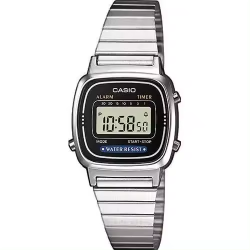 Reloj Casio Vintage LA670WEA-1EF Mini de Acero Inoxidable con Múltiples Funcionalidades - 1