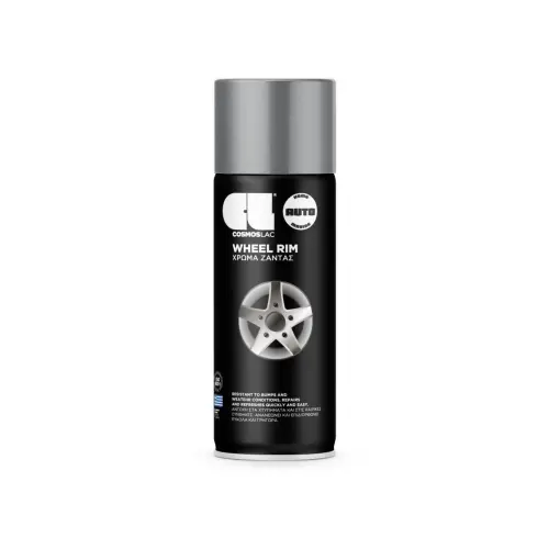 CL COSMOS LAC SPRAY PINTURA LLANTAS PLATA METALIZADO N328 400 ML - 1