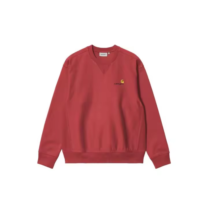 Sudadera Carhartt American Embroidery Sweat Rojo - 1