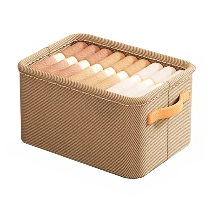 Organizador de ropa plegable 1PC para armaro Almacenamiento de pantalones y juguetes en caja material de tela no tipo organizador de armaro - 1