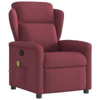 vidaXL Sillón de masaje reclinable de tela en color Gris nube/Negro/Marrón y más - details 5