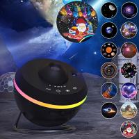 Proyector De Luz Nocturna Galaxia Dinámica Meteor 13 En 1 4K HD RGB Para Decoración De Habitación Regalo Para Niños Botón Rotatorio Espacial Para Navidad - details 4