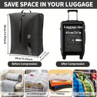 Bolsa De Vacío Impermeable Para Exteriores Reutilizable Para Viajes Con Comprimido Y Auxiliar De Bomba De Aire Material De Nylon - details 2