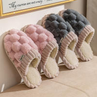 Pantuflas De Algodón Escocesas Para Parejas Moda Invierno Con Cubierta Para Dedos Suela Gruesa Y Suave Antideslizantes Para Interior Unisex - details 0