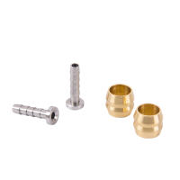 10 Pares De Conectores De Aceite Para Frenos De Disco De Bicicleta BH90 Piezas De Repuesto Para Sistema De Frenado Shimano Color Oro Y Plata - details 5