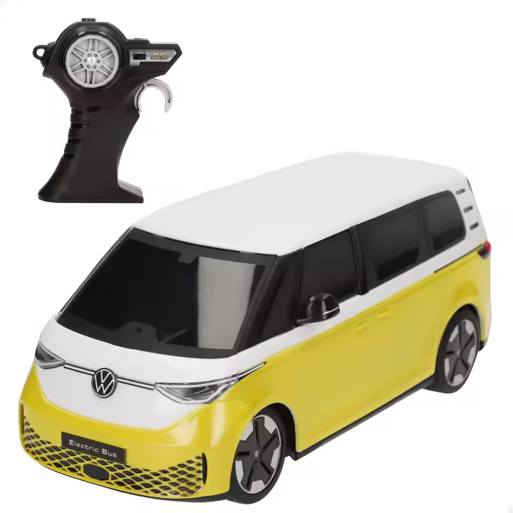 Maisto Tech RC - Volkswagen Electric Bus, licencia oficial, escala 1/24, alta velocidad, 2.4 GH.z, carga USB, coche teledirigido, coche teledirigido, vehículo teledirigido - 1