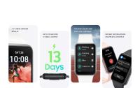 SMARTWATCH - Samsung Galaxy Fit 3 R390, IP68, Gray EU SM-R390 COLOR: Negro o Rosa - details 1