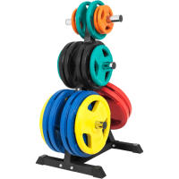 Gorilla Sports Rack de discos de pesas olímpico 4 barras 50/51 mm - details 0