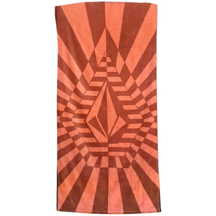 Toalla Volcom modelo Stoneray Towel para hombre en color rosa - 1