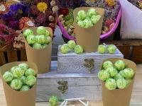 Lote de 30/50 caramelos con palo sabor a mojito ideales Candy Bar en Bodas comuniones bautizos aniversarios cumpleaños fiestas Caramelos con palo sabor a mojito en cubo kraft para Candy Bar - details 1