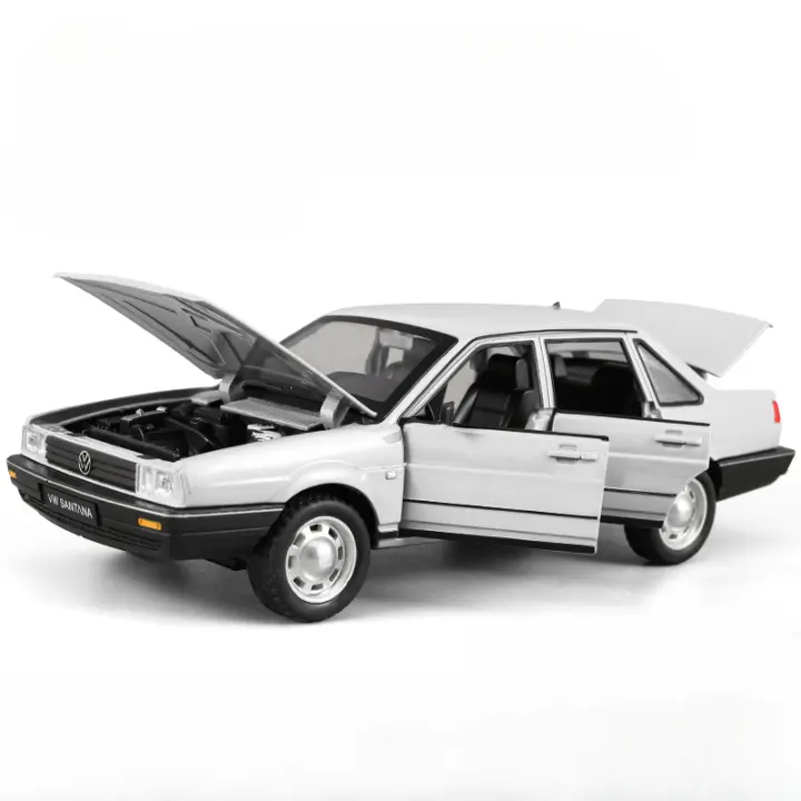 Modelo De Coche De Aleación 1/24 Diecast Santana Con Sonido Luz Y Retroceso Colección Decoración Regalo Para Niños Con Cuerpo De Metal Chasis De Plástico Ruedas De Goma - 1