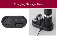 Abreventanas Eléctrico Automático Recargable Con Base De Carga Herramientas De Cocina Para Botellas De Vino Acero Inoxidable Sin Químicos Peligrosos - details 9