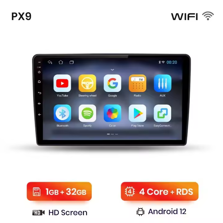 AWESAFE inalámbrico CarPlay Android Auto Radio para Dacia Duster 2015 2016 2017 2018 2019 2020 coche reproductor multimedia GPS 2 din autoradio volante controles RDS Bluetooth - 1