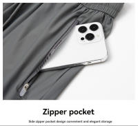 Pantalones Elásticos De Seda Para Hombre Y Mujer Nuevo Verano Estilo Delgado Casual Deportivo Comodidad Pierna Recta Trenzados - details 10