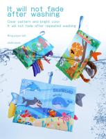 Libro De Tela Para Bebés Con Sonido Y Rompecabezas Juguete Interactivo Para Niños Actividad Sensorial De Aprendizaje Temprano Papá-Mamá-Hijo - details 6