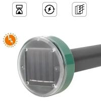 Repelente Ultrasonido Solar Eléctrico Ratón Serpiente Insectos Alta Potencia Vibración Batería Integrada IP64 Carga Solar - details 13