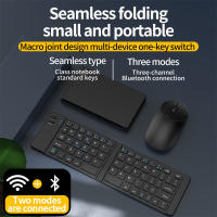 Teclado Bluetooth portátil Plegable, Teclado inalámbrico Plegable magnético Ultra Delgado para Android iOS - details 1