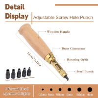 Pulgar De Talla Ajustable KRABALL Para Cuero Papel Y Madera Con Mango De Cuerda Herramienta De Encuadernación Y Artesanía Tamaños Variados - details 0