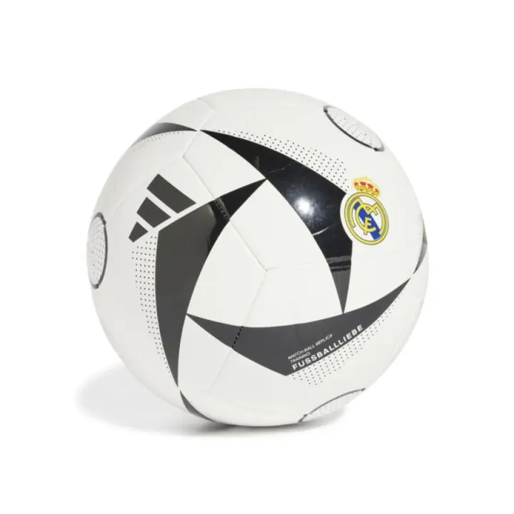 Adidas Real Madrid Club Home IX4019 balón oficial del Real Madrid con gráficos inspirados en su equipación, ideal para entrenamientos y juegos casuales - 1