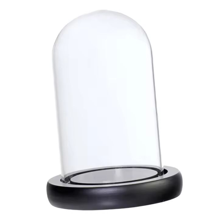 Vaso De Vidrio Transparente Con Cubierta Para Paisaje Terrario Contenedor De Flores Soporte Para Decoración De Hogar Y Boda - 1