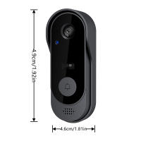 Timbre De Puerta Inteligente Tuya Hogar Inteligente Impermeable Con Visión Nocturna Cámara De Vigilancia HD 2.4G WIFI Intercomunicador Sin Cable Con Voz - details 6