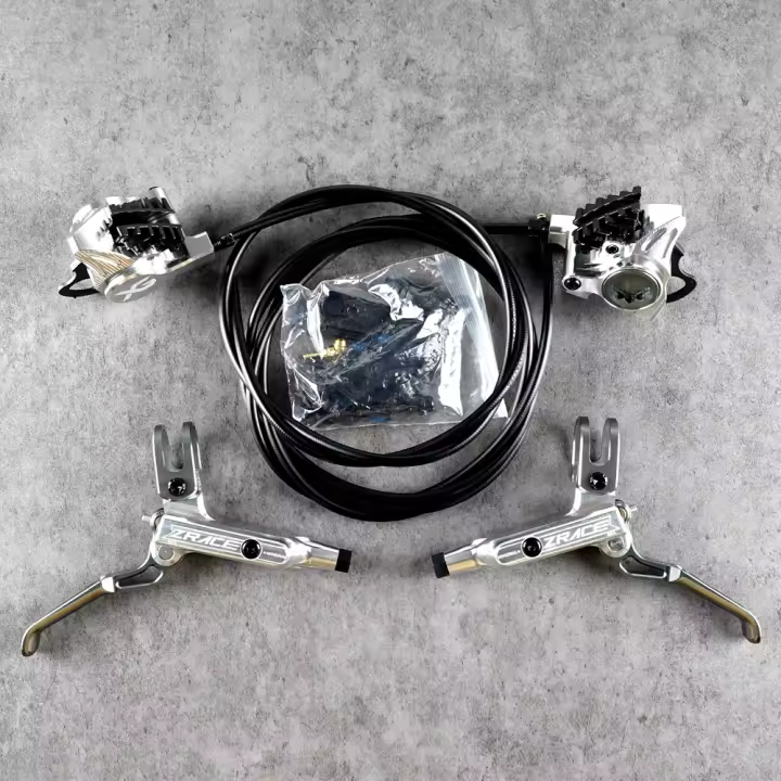 ZRACE M1 XG Freno De Montaje Plano Para Barra Plana Gravel / BMX Racing Freno De Disco Hidráulico Ligero Completo Frontal Y Rear - 1