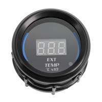 Gauge De Temperatura De Escape Digital 52mm EGT Para Coche Con Sensor Universal Medidor De Temperatura De Gas De Escape 0-1300 Celsius 12V - details 5