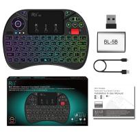 Teclado Inalámbrico Rii X8 2.4GHz Con Touchpad Y Retroiluminación Para Android TV Box PC Control Remoto Ruso/Inglés/Francés/Español Mini Ergonómico Multifuncional - details 6