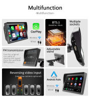 BQCC B600L Reproductor MP5 De Coche 7 Pulgadas Con Mirrorlink Wireless Carplay Android Auto BT FM Estéreo USB TF Altavoz Integrado Radio Para Vehículo - details 2