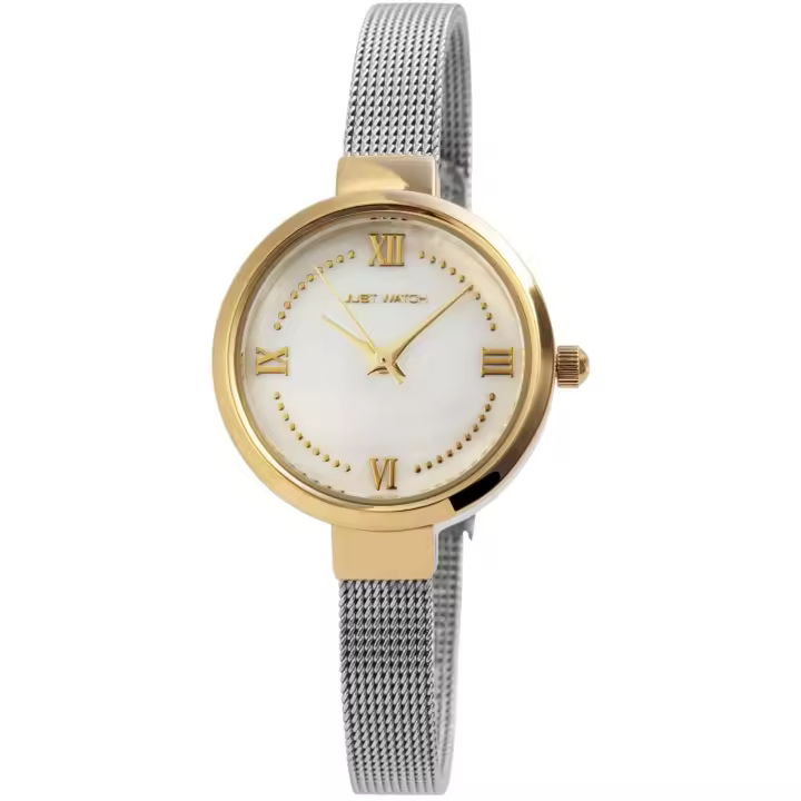 Reloj Just® Mujer Prateado com Bracelete em Mesh - 0074 - 1