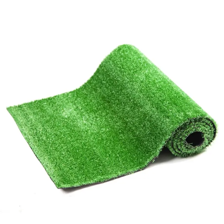 MIRAMAX-Césped artificial, alfombra de hierba sintética para jardín, césped enrollable de plástico, alfombra de césped para terraza, balcón, 7 mm de altura - 1