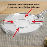 Prensa De Tortillas DIY 16/20cm Hacer Tortillas De Maíz Con Aluminio Herramienta De Presión Para Harina De Cocina Y Pastelería Accesorios De Cocina - details 3
