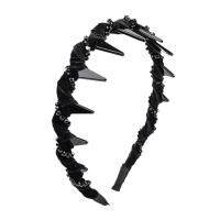 Headband De Mujer Con Borlas Cinta Para Afeitar Dientes Antideslizante Accesorio De Moda Para El Cabello Uso Casual - details 17