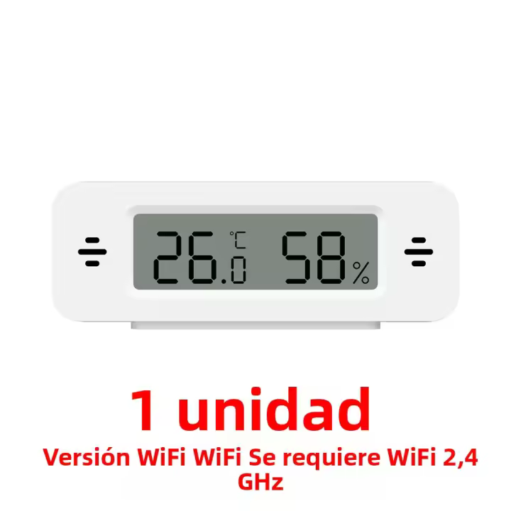 Termómetro Y Higrómetro Mini Zigbee WiFi Para Casa Inteligente Compatible Con Google Home Alexa Y APP Remota Tuya ZY_TH01Pro - 1