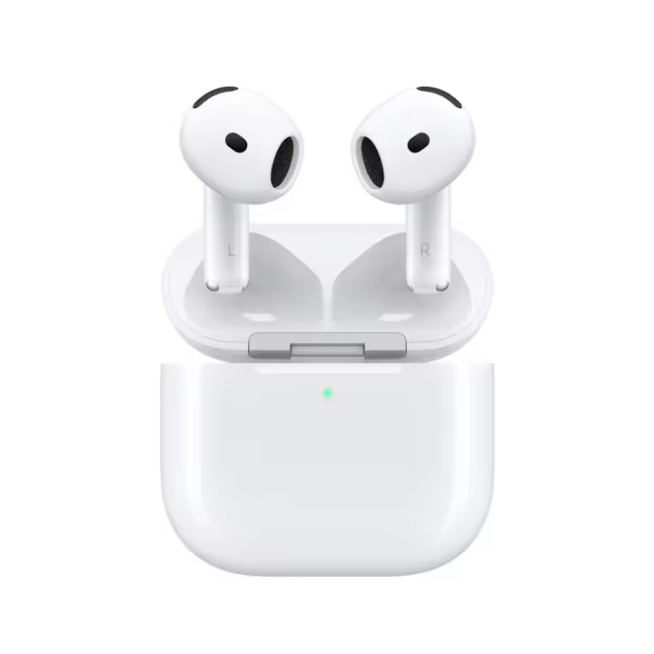 Apple AirPods 4 Auriculares inalámbricos, con / sin Cancelación Activa de Ruido, Bluetooth 5.3, Audio espacial personalizado, Chip H2, Hasta 30 horas de reproducción usando el estuche, Resistencia al polvo, el agua y el sudor - 1