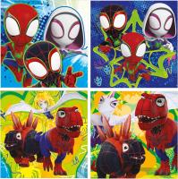 Puzzle Progresivo Dino Spidey de 12 a 25 Piezas Medidas: 16 x 16 cm. Educa 20343 - details 1