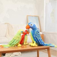 Juguete De Peluche Realista De Cacatúa Para Niñas Y Bebés Regalo De Cumpleaños Suave Simulación De Pájaro Kawaii 50/70cm - details 3