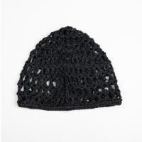 Malla De Crochet Para Cabello 1PC Negro Accesorio De Cubierta Para Cabello Suave Rayón Para Dormir Snood Para Mujeres - details 3