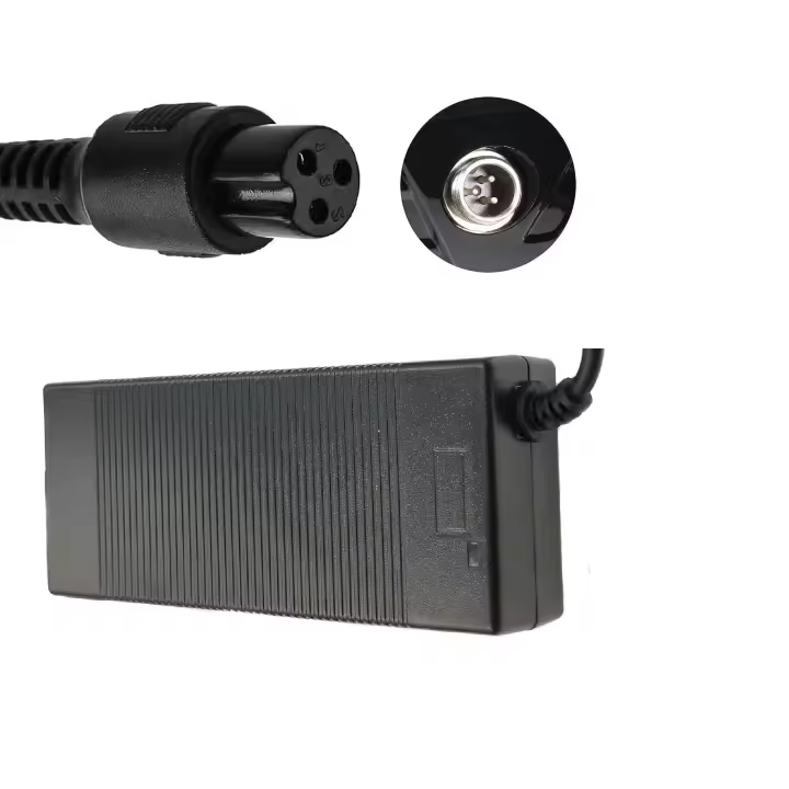 FGNS. Cargador Patinete Equilibrio eléctrico,Cargador universal 42V 2A para hoverboard, scooters eléctricos autoequilibrados, tabla de deriva, adaptador de corriente 9 mm conector 3 pines - 1