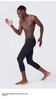 Pantalones De Compresión De Talla Completa Para Hombre SONECHOKI Tights De Correr Secado Rápido Leggings De Baloncesto Con Cintura Elástica - details 5