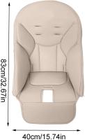 Cojín para trona para bebé | Cojín para trona transpirable | Cojín para asiento de trona para bebé de piel sintética - details 3