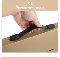 Caja De Almacenamiento Portátil Para Archivos A4 De 5 Colores Organizador De Documentos Para Estudiantes Y Oficina Suministros De Papelería - details 4